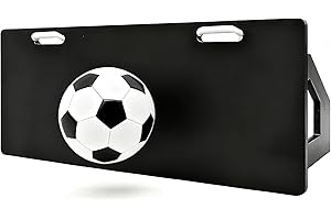 HUOMMGS HUOMMG Fußball Rebound Board Tragbares 100 x 40cm Fussball Rebounder Freistehend Fußballrebounder Kinder & Jugendliche Prellwand Brett HDPE Fussballrebounder für Ballkontrolle, Passübungen (Schwarz)