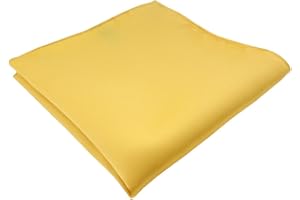 TigerTie Satin Einstecktuch Kavalierstuch in Uni einfarbig - Pochettengröße 30 x 30 cm