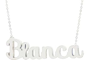 Only faith Collar para mujer con nombre personalizado Acero inoxidable con caja de regalo original Cadena colgante joya personalizada especial para amigas, novios