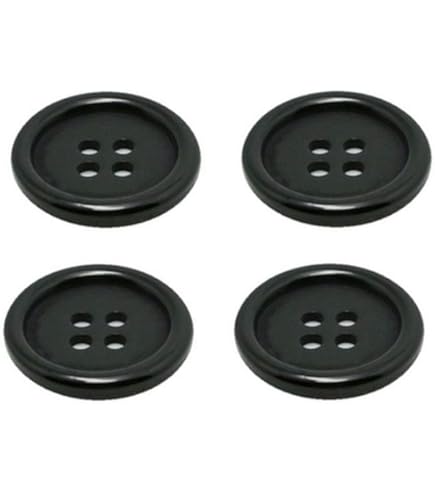 Spiegelnde Harzknöpfe 23-30mm - 10 Stück Glänzende Knöpfe Für Nähprojekte