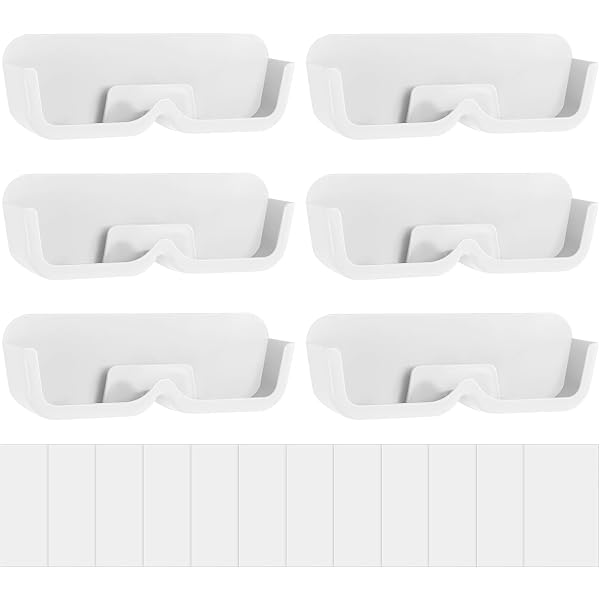 2 Pièces Porte-Lunettes Mural Transparent Avec Couvercle - Organisateur Empilable Pour Verres Et Lunettes
