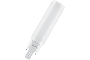 OSRAM Lampada DULUX D/E 18 LED per base G24Q-2, 7 watt, 770 lumen, bianco freddo (4000K), ruotabile, sostituzione della tradizionale lampada Dulux da 18W