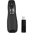 Morelian 2.4GHz Wireless USB Powerpoint Presentation, Morelian PPT Flip Pen Pointer Clicker Presenter with Built-in Reciver Red Light Remote Control for Teacher Lecturer Professor Scholar