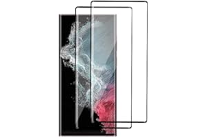 Rcokas für Schutzfolie Samsung S22 Ultra Panzerglas S22 Ultra Displayschutz [2 Stück], Displayschutzfolie mit Samsung Galaxy S22 Ultra 5G Folie [9H Härte][Ultra-klar][Samsung Galaxy S22 Ultra 5G]