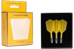 CUESOUL ROST T19 Asta per Freccette Integrata e Forma Sottile, Set di 3