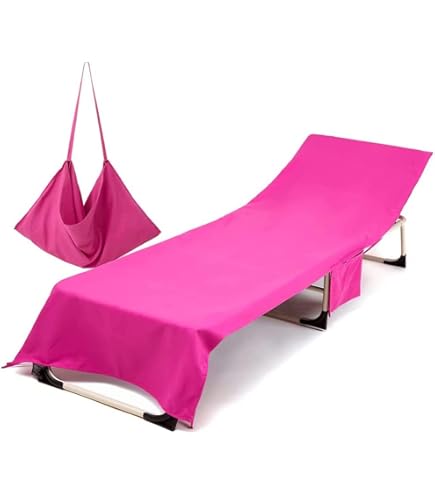 Polykatoen Hoes Oeko-Tex Heimtexland Badstof Ligstoelhoes - Extra Groot 200x70 Cm Voor Strand En Zwembad Hygiënische Ligstoelhoes