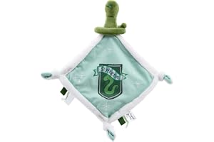 Rainbow Designs Harry Potter Slytherin komfortfilt för nyfödda – mjukt plyschtäcke med ormhuvud och vapen – babymysfilt med k