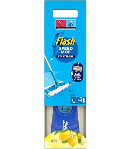Ricambio per Flash | Confezione da 24 ricariche per mop di igiene per panni bagnati Lemon Speed Simple | 5 consigli per pulire consigliati da ST&JJ