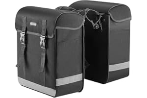 G-raphy Borsa Laterale Doppia da Bici, Borsa Posteriore Bicicletta Unisex Adulto, Doppia Borsa per Il Porta Pacchi della Bici, Impermeabile
