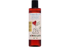 M' MA PETS Mama Pets Shampoo Detergente Delicato per Cani e Gatti sia Cuccioli che Adulti, anche per Cute Sensibile o Arrossata, Ingredienti Naturali 250ml