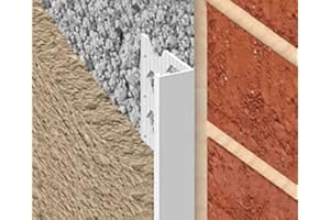 PROTEC RENDER SUPPLIES PROTEC PVC Render Stop Bead 15MM - 2.5M Length - White - 10 Pack