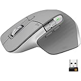 Logitech MX Master 3 Kabellose Maus, Bluetooth und 2.4 GHz Verbindung via USB-Empfänger, 4000 DPI Sensor, Ultra-schnelles Scr