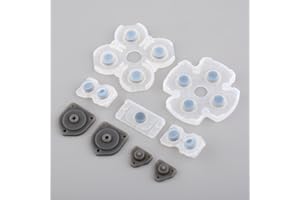 PERFECT PART Leitfähige Gummipads aus Silikon für Sony Playstation 4 PS4-Controller für Dualshock-4-Tasten, Ersatzteil, 1 Set