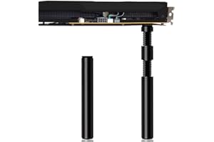 Pilikoll Grafikkarten Halterung Grafikkartenhalterung Vertikale Grafikkartenhalterung Grafikkarten Halter GPU Grafikkartenhalterung St¨¹TZE Zubeh?r (Large, Black)