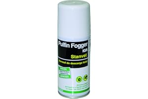 STANGEST Pulfin Fogger | Insecticida de Descarga Total | Larvicida y Ovicida | Acaba con Pulgas, Garrapatas, Cucarachas y Otros Insectos | Aerosol de Entorno Doméstico | 150 ml