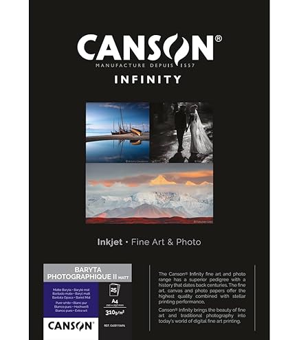 Carta Canson Edition Etching Rag 310 G/m² - 25 Fogli A3, Grana Fine Per Stampa D'Arte - Foto 3