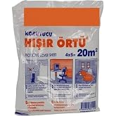 İpsan Koruyucu Hışır &Ouml;rt&uuml; 20 M2 | Boya ve Tadilat Tipi Pratik Koruma Naylonu, Mobilya, Eşya ve Zemin Koruyucu Toz ve Su Ge&ccedil;ir