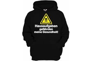 Spaß Kostet Junge Mädchen Kapuzenpullover Hausaufgaben gefährden Meine Gesundheit Schule Sprüche