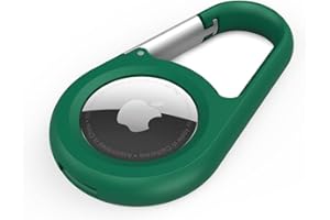 Belkin MSC008btGN Etui na AirTag z karabińczykiem, etui Secure Holder na lokalizator Air Tag z akcesorium odpornym na zarysowania – (zielone)
