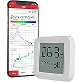 Mijia Heat And Humidity Meter Thermometer Bluetoooth Connected Digital Thermometer LCD Display Heat Humidity Meter, compatible with iOS/Android