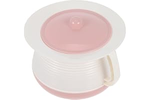 DOITOOL da Notte Vasino di Plastica Orinatoi Portatile Secchio Padella Vasi di Urina Vaso da Notte Comodo Notte Orinatoio Vasino con Coperchio per La Casa Ufficio