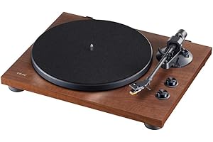 TEAC TN-280BT 2-speed Analog Turntable with Phono EQ and Bluetooth (Walnut)
