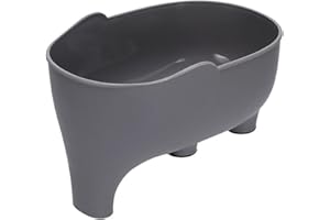 GETTIMORE Unique Design Elephant Drain Basket, Ideal for Kitchen Sink Organization(Gray)