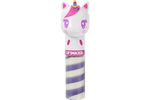 Lip Smacker Lippy Pals Unicorno, Lucidalabbra Aromatizzato per Bambini Ispirato agli Animali, Sicuro da Usare e Senza Colore, Gusto Unicorn Frosting