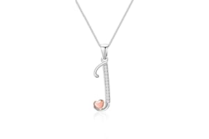 Mesovor 925 Sterling Silver Initial Necklace for Women, Dainty Sterling Silver Letter Cubic Zirconia Necklace Jewelry Gifts for family Mother Sister Wife