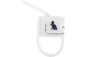 HAPINARY Brassard Tensiomètre Pour Animaux De Compagnie Manchette Réutilisable En Tissu Non Tissé Composite Pour Chats Et Chiens Surveillance Précise À Domicile