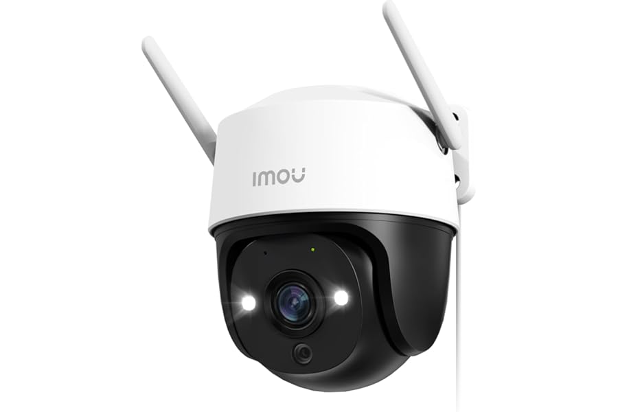 Imou 2K Outdoor Wi-Fi Camera Colour Night Vision, 3MP Outdoor WiFi Camera 360°, Intelligent Tracking, Human/Vehicle Detection, Customizable Voice Alarms, IP66, 2.4 GHz