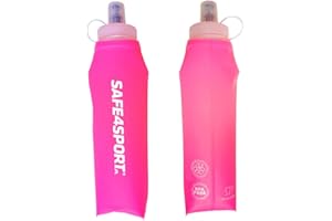 SAFE4SPORT.PL SAFE4SPORT Soft Flask 750 ml różowa - składana butelka na wodę - miękki bidon z TPU - miękka butelka sportowa