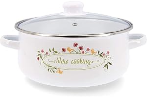 Quid Memory Casserole en acier émaillé 24 cm - 570 cl Blanc