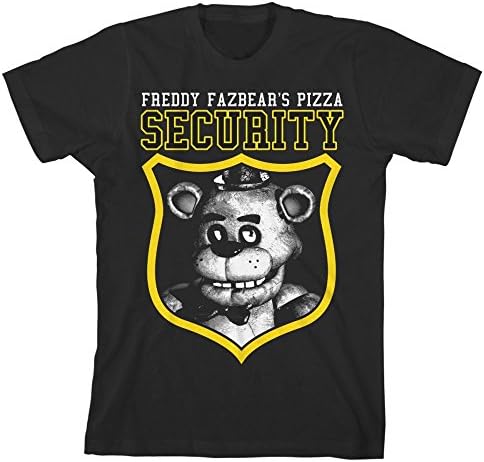 Five Nights At Freddy's Security Boys Youth T-shirt Licensed (Small)