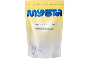 Prebiotic Fibre Supplement, Supports Digestive Health, Immunity & Mood, 1/3 NHS Daily Fibre. 300g myota Immunity Booster. Suitable for Adults and Kids. Gluten Free, Vegan, 100% Natural.