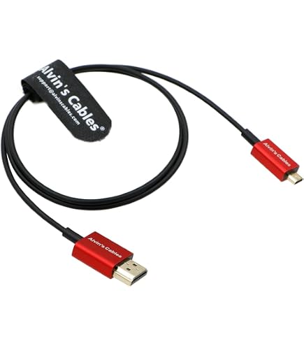 Atomos Cavo HDMI Bloccante 4K60 HDR – Full HDMI A HDMI, 28 Cm, Per Connessione Sicura A Monitor Ninja Phone E Shinobi II