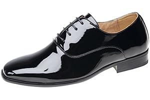 GOOR Junior Boys Smart Wedding Shoes/Ballroom/Formal. Patent Finish