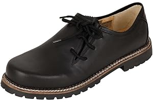 Spieth & Wensky Herren Haferlschuh Premium Nappaleder schwarz, SCHWARZ, 40