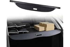 SUHNGE Auto Einziehbarer Laderaumabdeckung Kofferraum für B.e.n.z GLK X204 220 200 350 2010-2015, Schwarz Schutz Der Privatsphäre Abdeckung Hutablage Cargo Cover, Ausziehbar Kofferraumabdeckung Rollo