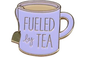 QUREZA Metal Brooches Fueled By Tea Enamel Lapel Pin Cartoon Coffee Cup Milk Enamel Badge Collar Brooch Pin Clothes Jewelry Decor