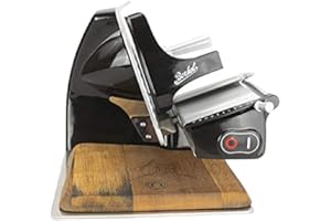 Berkel Home Line 250 Premium-Aufschnittmaschine schwarz + handgefertigtes Einlegebrett