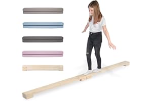MAMOI® Poutre Gymnastique Pliable pour Enfant (Longueur de la pièce 200 cm), Accessoires de Gym pour Enfants, Poutres Anti-dérapant et Pratique à Transporter