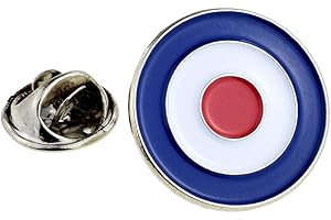GBJUK RAF Roundel Mod Pin Distintivo con Chiusura a Farfalla Indietro