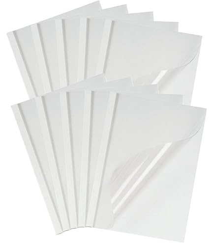 Peach Thermo-relieuse Couverture, Blanc, pour 60 Feuilles (A4 Peach Thermo-relieuse Couverture, Blanc, pour 60 Feuilles (A4