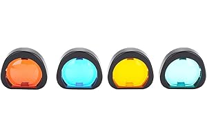 TOPIKY Farbfilter für Fujifilm, Satz Farbiger Linsenfilter für Sofortbildkameras 4 Farben für Fujifilm für Instax Mini90