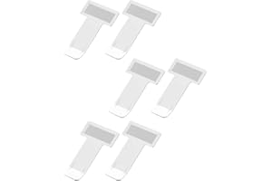 JUKOTA 6soportes para billetes de aparcamiento, 4 unidades, autoadhesivos, para el parabrisas, soporte transparente para billetes de coche, soporte para ticket de coche, permisos de estacionamiento