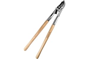 Berry&Bird Astschere mit Bypass Klingensystem, 765 mm Starke Baumschere, Gartenschere mit 40 mm Schneidkapazität, Getriebeastschere mit Antihaftbeschichtung und ergonomische Griffform