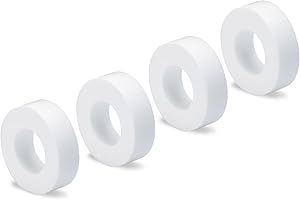 Dolphin Original-Ersatzteil - Gekerbte weiße Caneboringe (4 Stück) - Teilenummer 6101611-R4