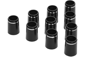 MUXSAM 10pcs Golf Iron Ferrules With Single Silver Ring For 0.335/0.370 Iron Shaft