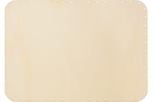 FIRSTLASER Peddigrohr-Boden mit abgerundeten Kanten, 4mm, 24x34cm, 54 Löcher